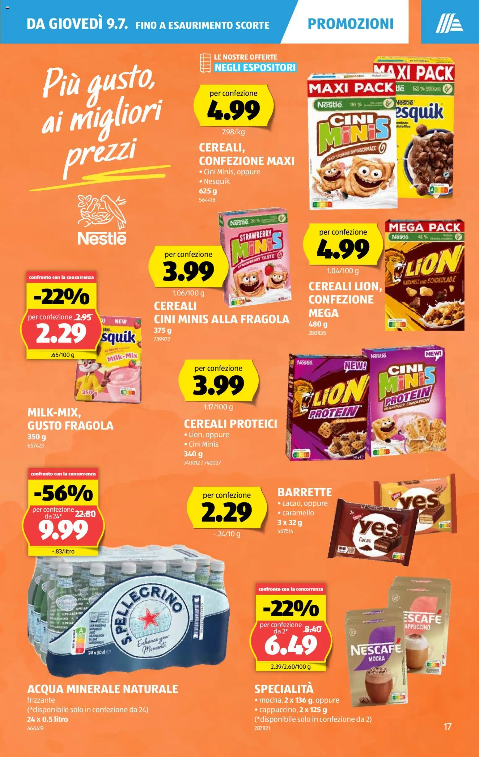 Aldi aktionen IT – gültig ab 09.07.2026 | Seite: 17 | Produkte: Schokolade