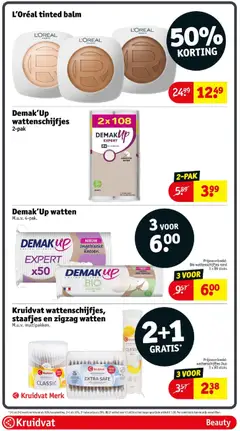 Kruidvat folder - Voorbeeld van een folder van Kruidvat, geldig van 08-09-2026 | Pagina: 3 | Producten: Kan, Watten, Wattenstaafjes