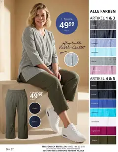 Ulla Popken akciós újság - amely érvényes a következő dátumtól: 01.05.2026 | Oldal: 56 | Termékek: Tunika