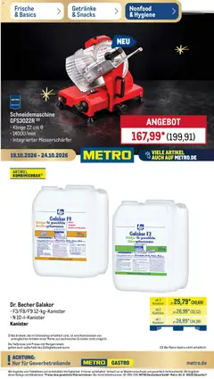 Metro NonFood-Angebote ab 19.10.2026 gültig