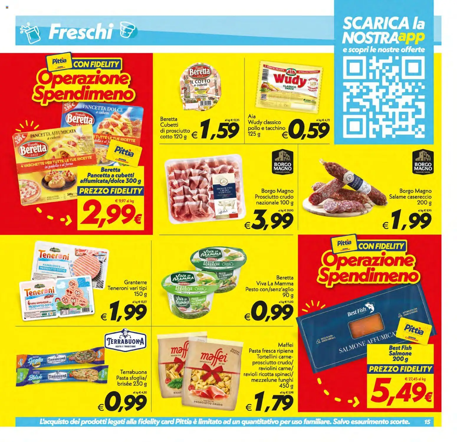 Volantino SuperConveniente del 30/06/2026 | Pagina: 15 | Prodotti: Pollo, Wurstel, Forno, Hamburger