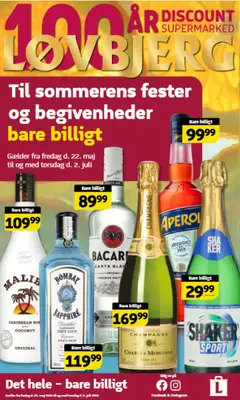 Løvbjerg - Sommer drinks 2026 gyldig fra 22.05.2026