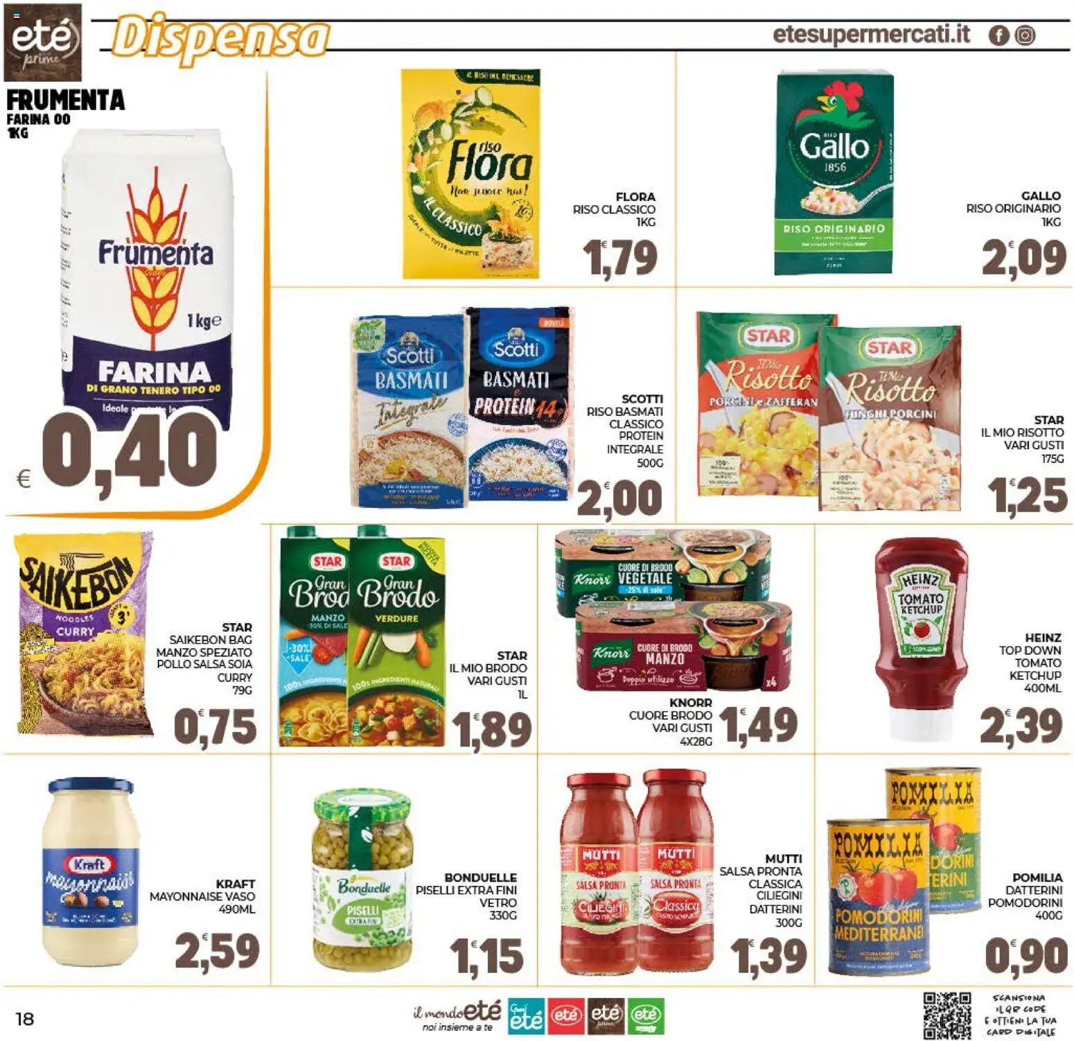 Volantino Eté del 02/10/2026 | Pagina: 18 | Prodotti: Ketchup, Sale, Top, Mutti