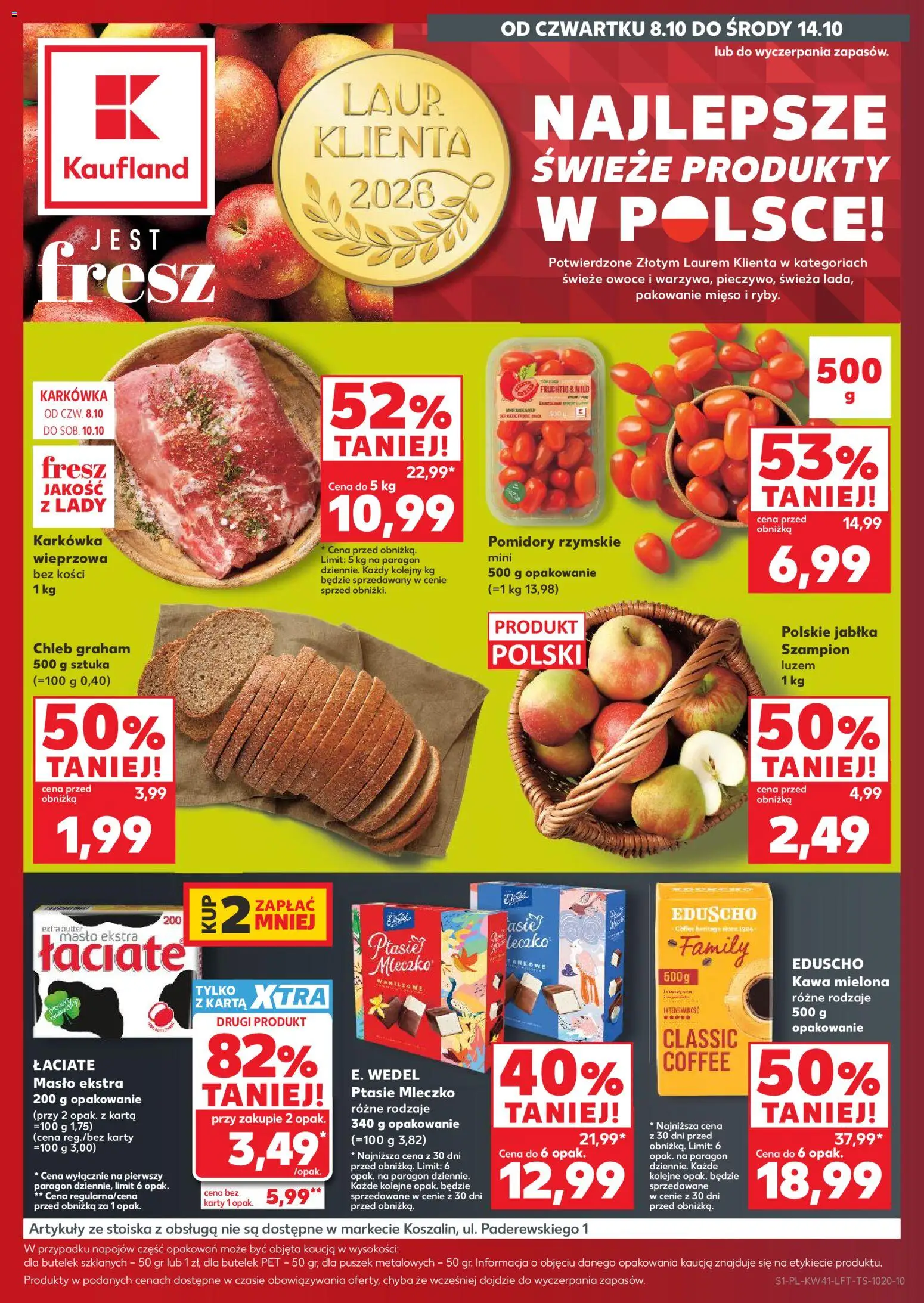 Kaufland gazetka od 08.10.2026 | Strona: 1