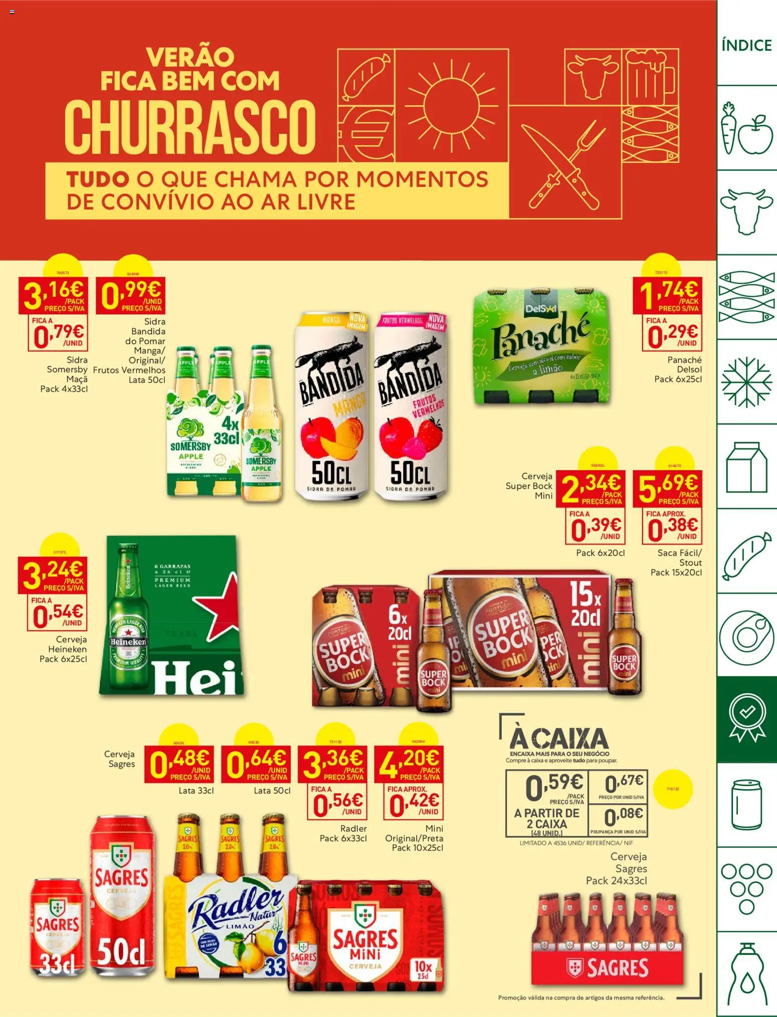 Recheio Horeca │ válido de 30/06/2026 | Página: 19 | Produtos: Super bock, Caixa, Maça, Cerveja