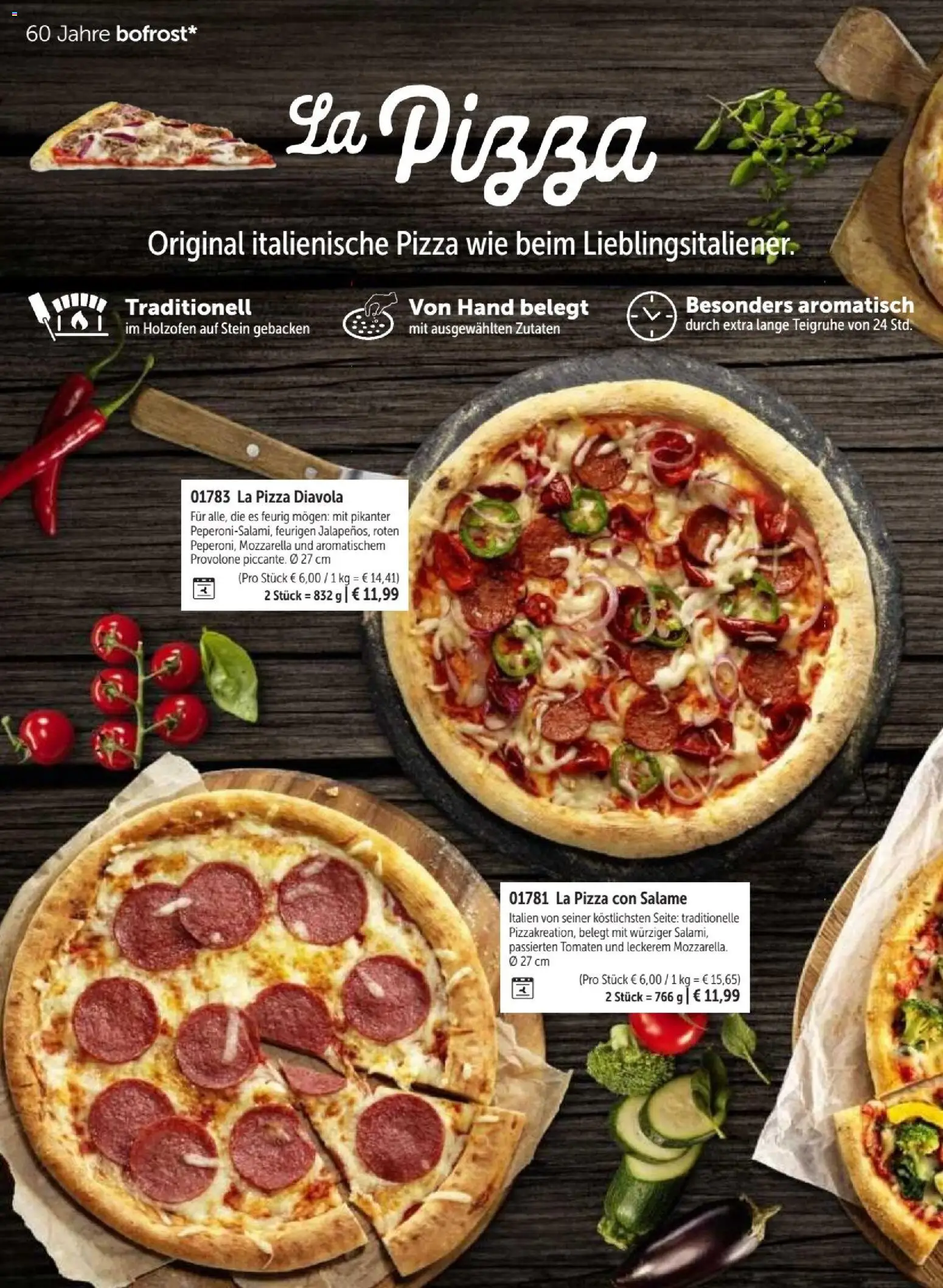 Bofrost Katalog – gültig ab 07.09.2026 | Seite: 116 | Produkte: Mozzarella, Tomaten, Pizza
