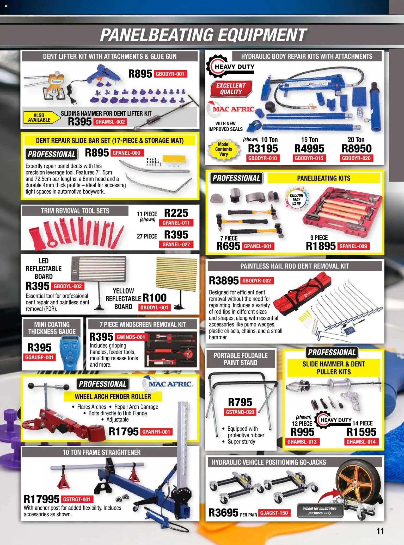 New Adendorff catalogue – valid from 01/07/2026 | Page: 13 | Products: Arch, Frame, Hammer, Bar set