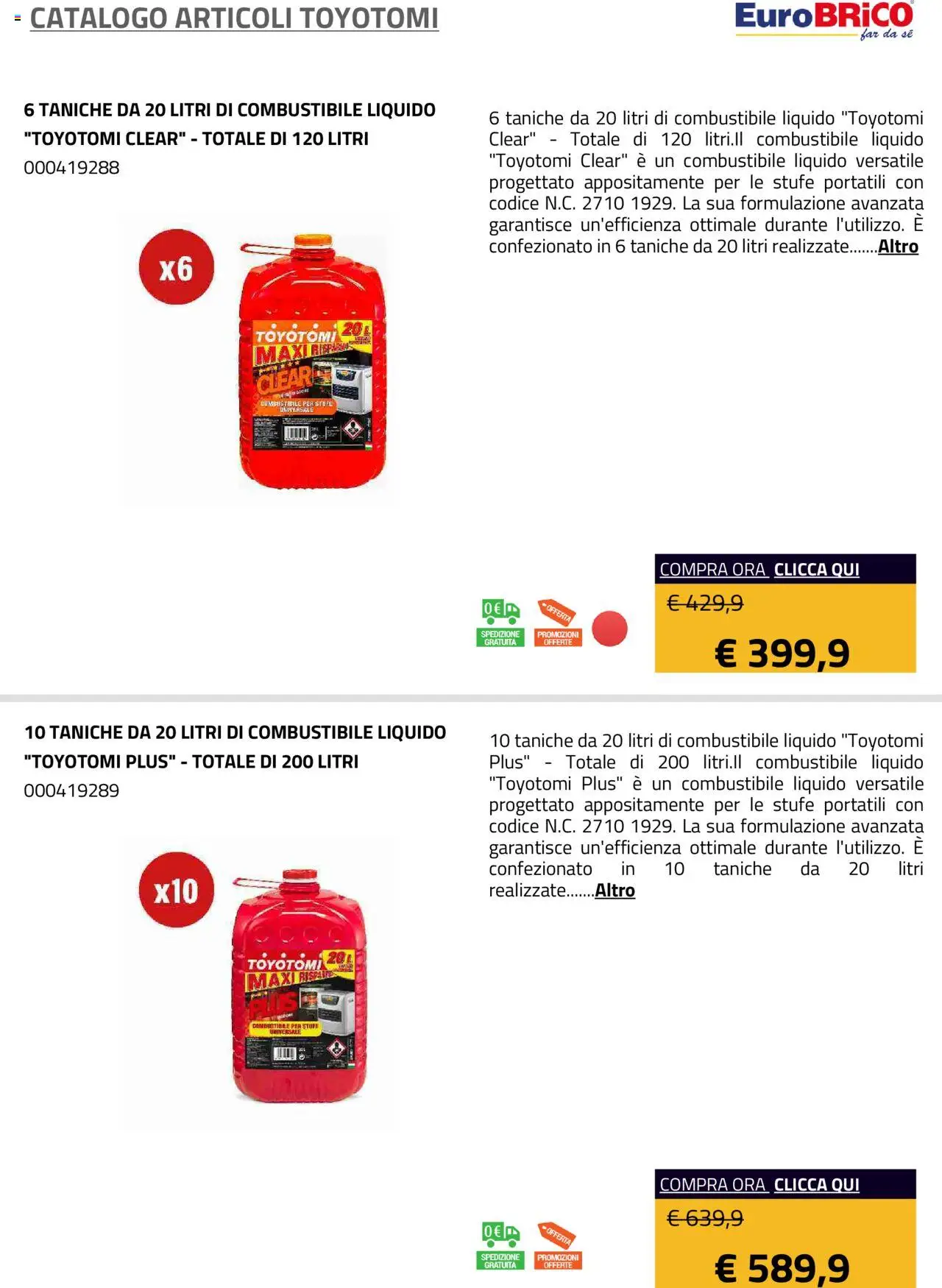 Volantino Eurobrico del 23.07.2025 | Pagina: 18