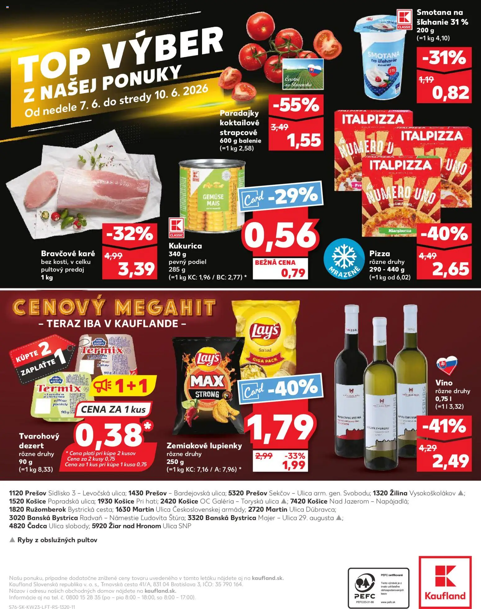 Nové Kaufland akcie – leták je platný od 04.06.2026 | Strana: 76