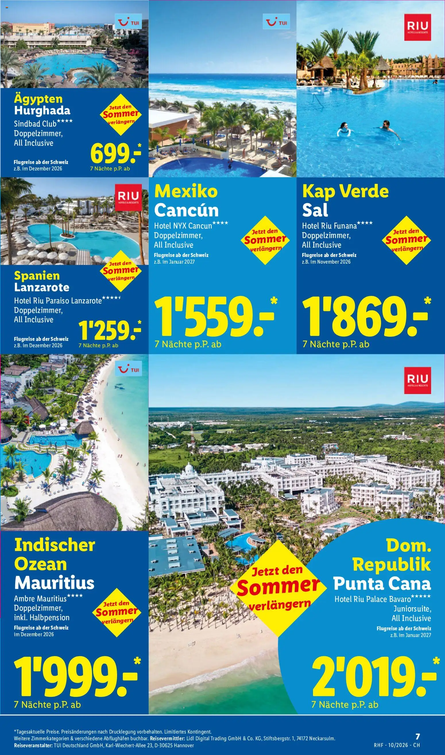Lidl aktionen Reise-Highlights – gültig ab 30.09.2026 | Seite: 7