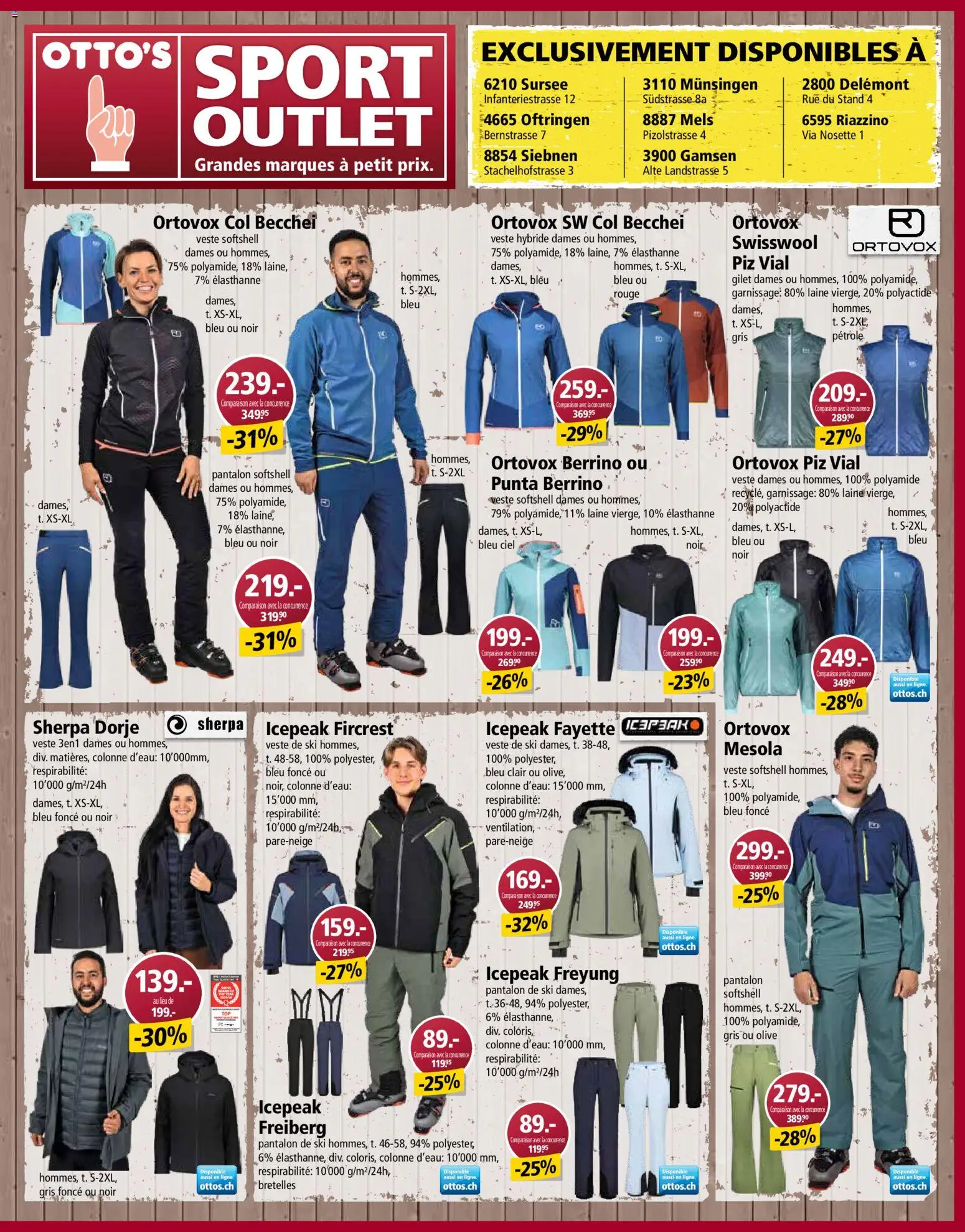 Otto's aktionen FR – gültig ab 10.11.2026 | Seite: 13 | Produkte: Ski, Rouge