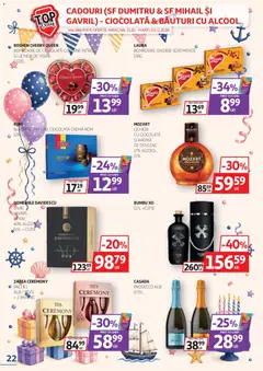 Ofertele Auchan valabile de la 21.10.2026 | Pagină: 22 | Produse: Pahare, Lichior, Prosecco, Rom