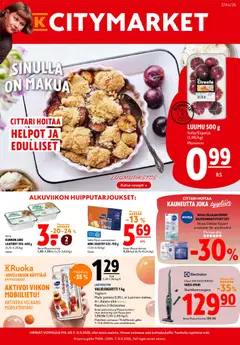 K-Citymarket-mainoslehti voimassa 07/09/2026 alkaen