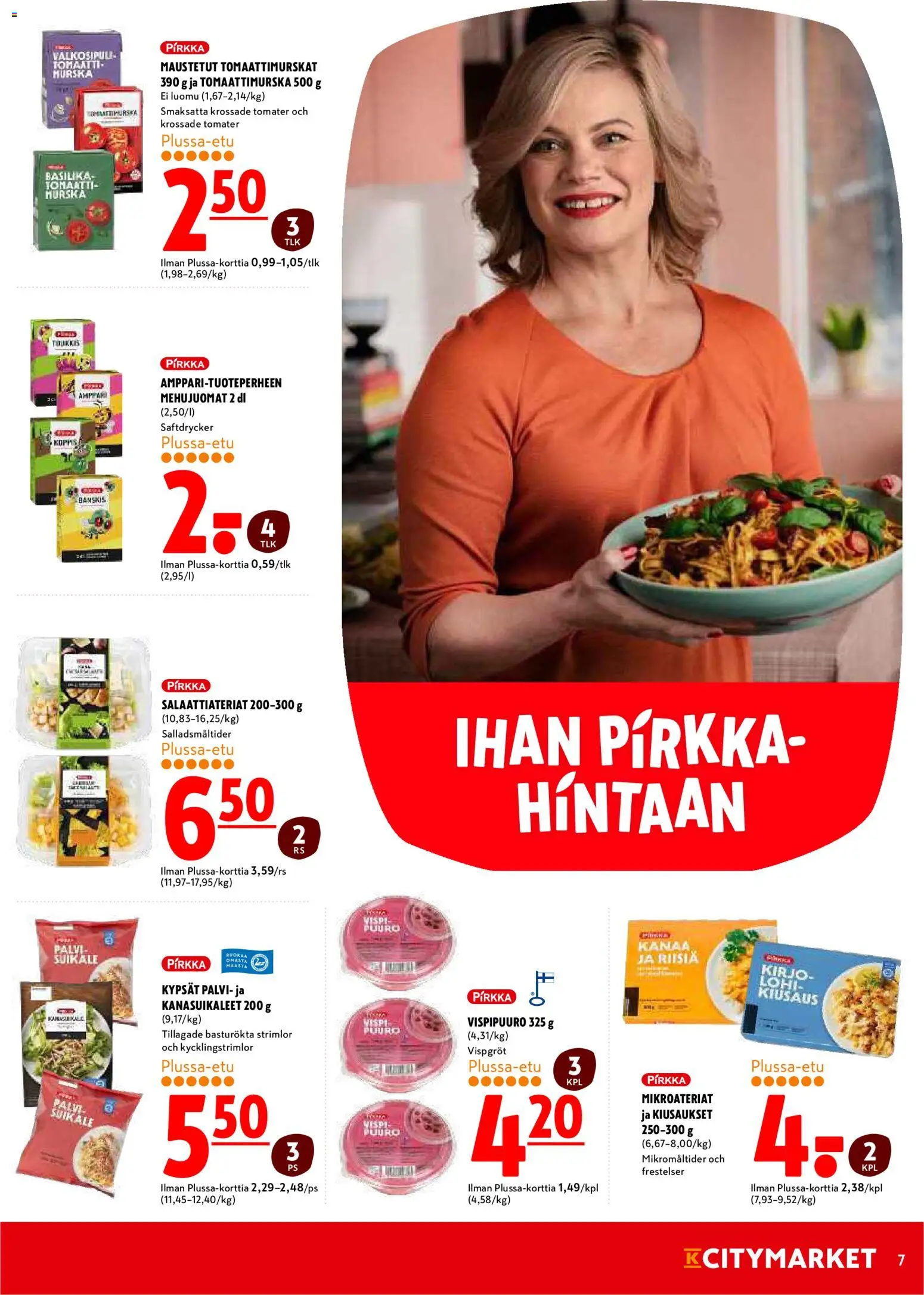 K-Citymarket tarjoukset – voimassa 06/07/2026 alkaen | Sivu: 7 | Tuotteet: Valkosipuli, Basilika