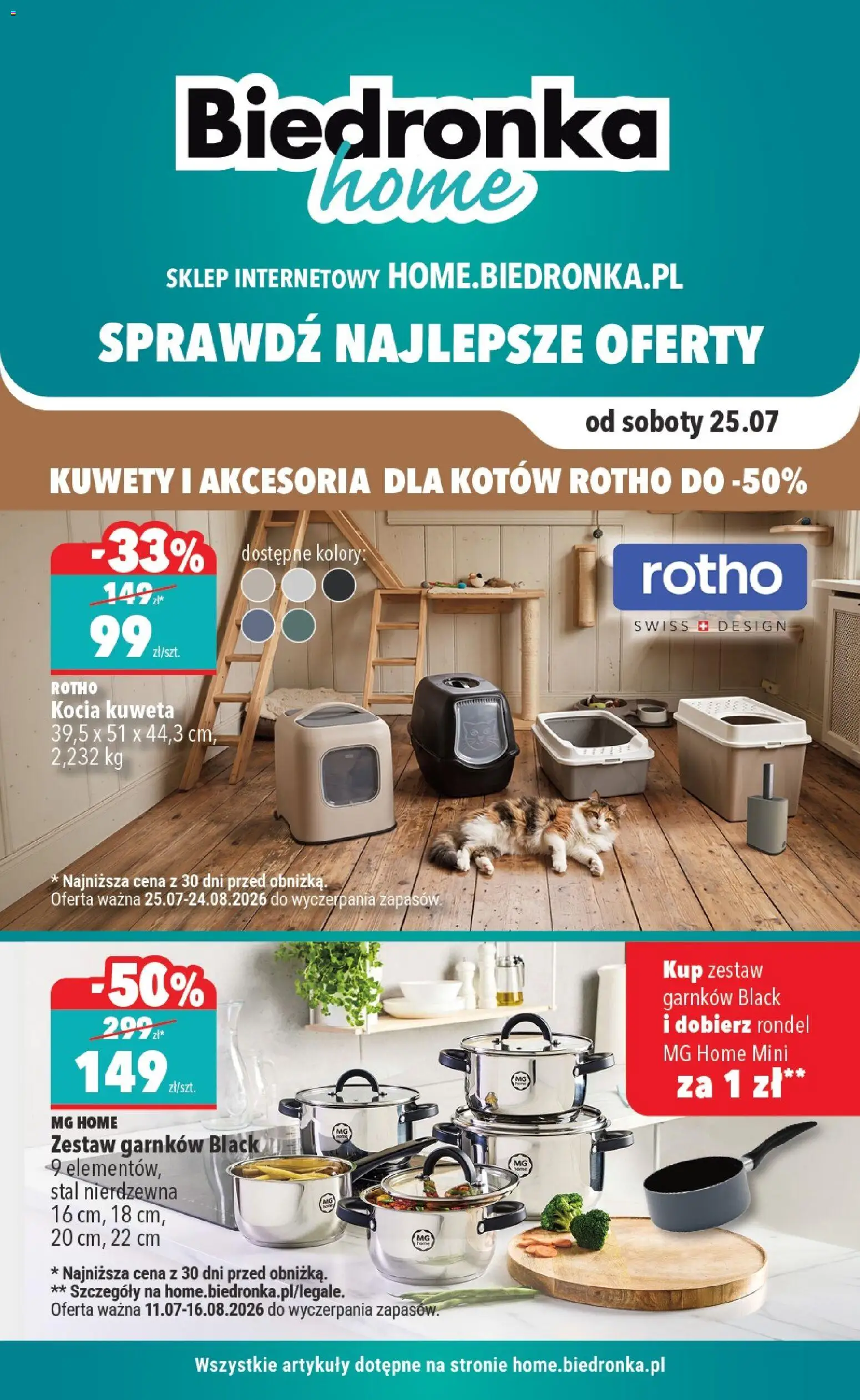 Biedronka gazetka - Home od 25.07.2026 | Strona: 1