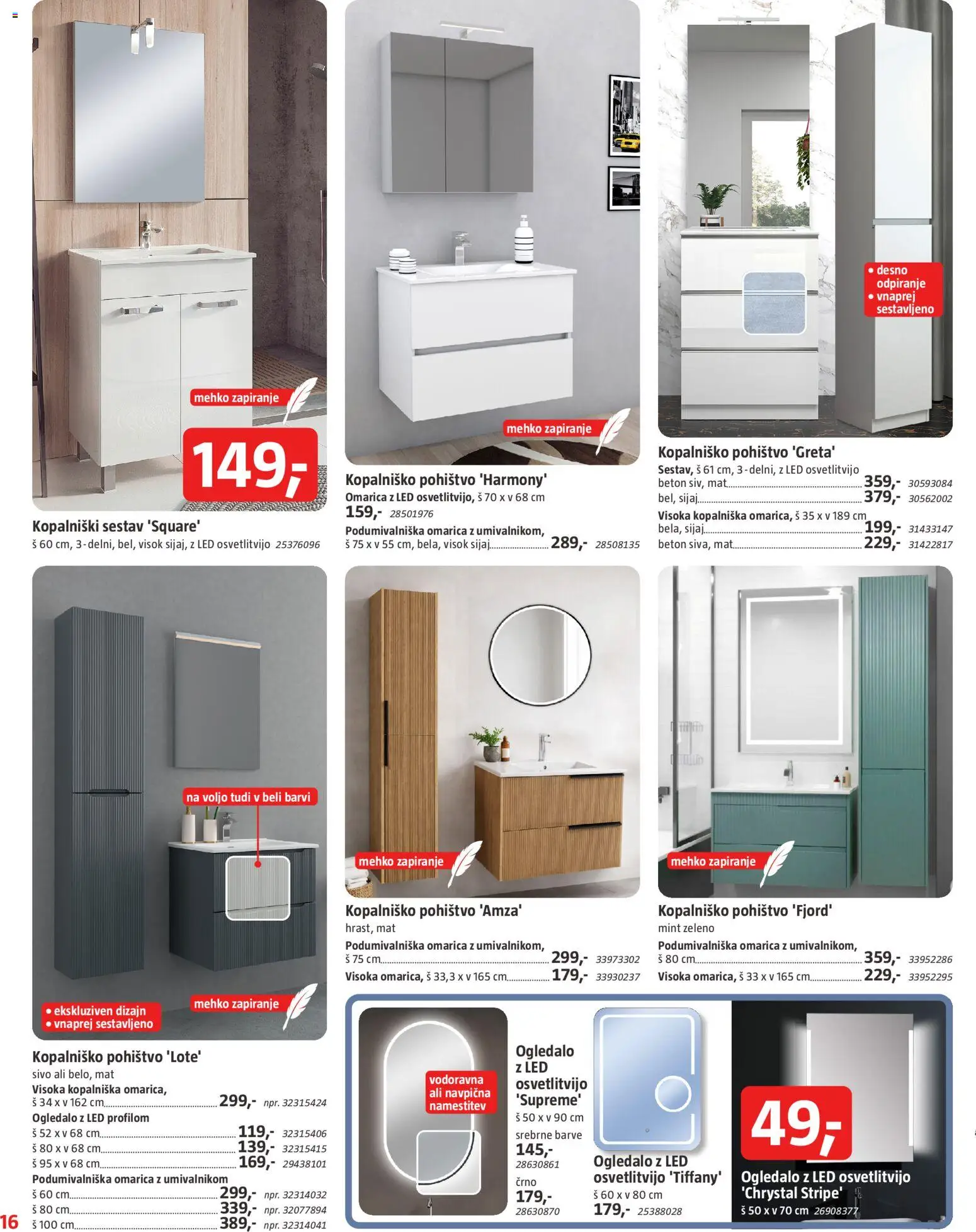 Novi Bauhaus katalog ponudbe – veljaven od 01.07.2026 | Stran: 16