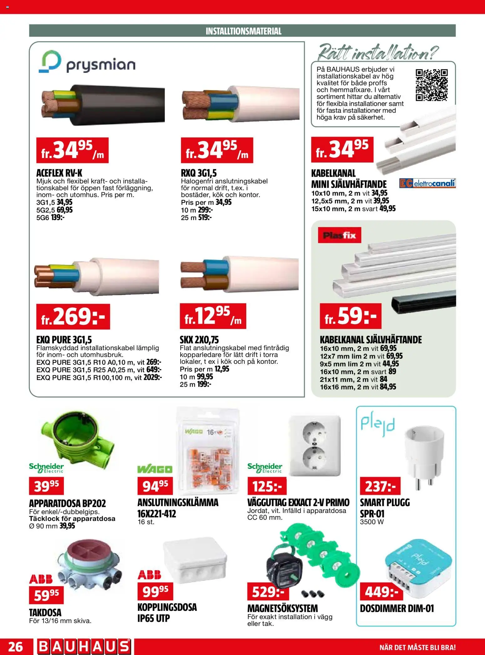 Bauhaus reklamblad aktuell från 01.06.2026 | Sida: 26 | Produkter: Pläd, Lim
