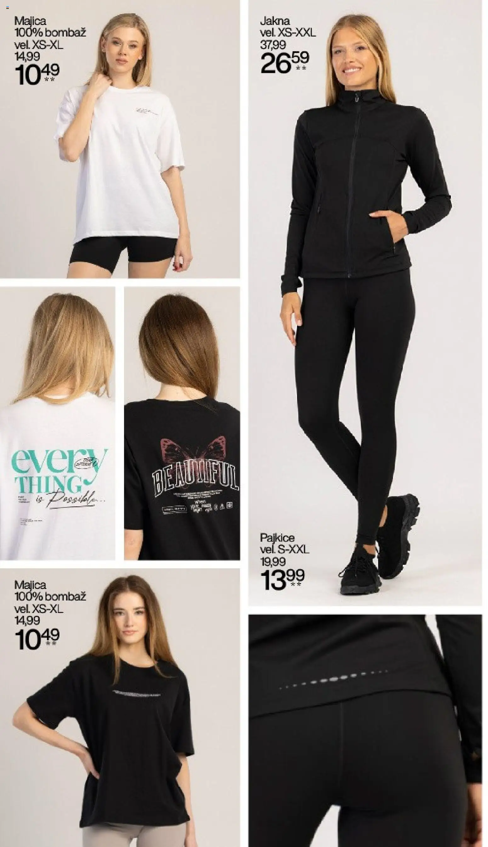 Novi Mana katalog ponudbe – veljaven od 24.08.2026 | Stran: 8 | Izdelki: Pajkice, Majica, Jakna