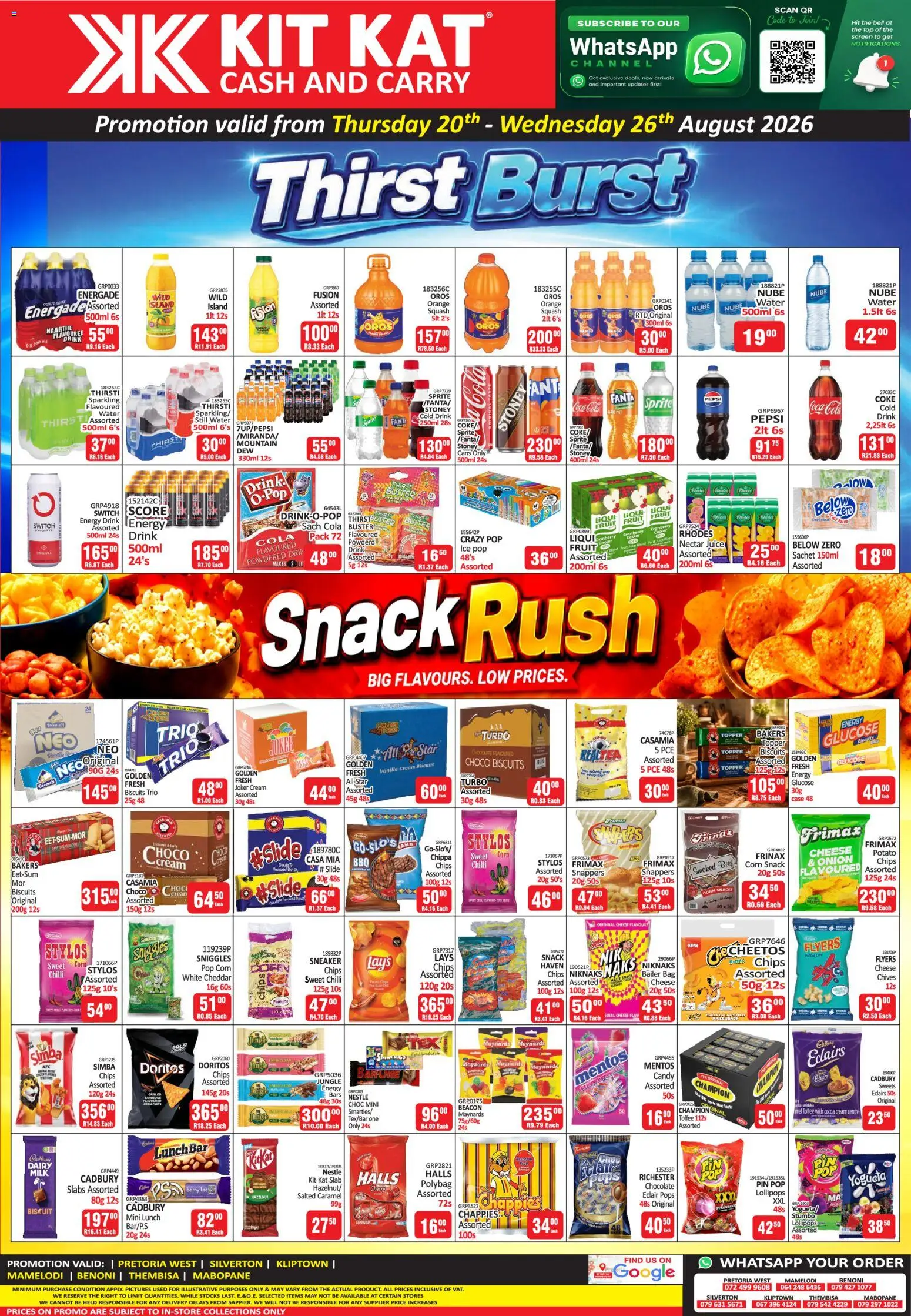 New KIT KAT Cash & Carry catalogue – valid from 20/08/2026 | Page: 2 | Products: Case, Biscuits, Chocolate, Fruit