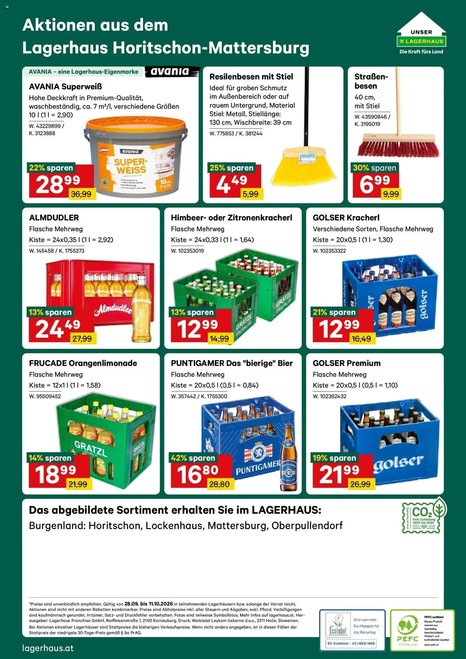 Lagerhaus - Wochen Angebote gültig ab 28.09.2026 | Seite: 6 | Produkte: Bier