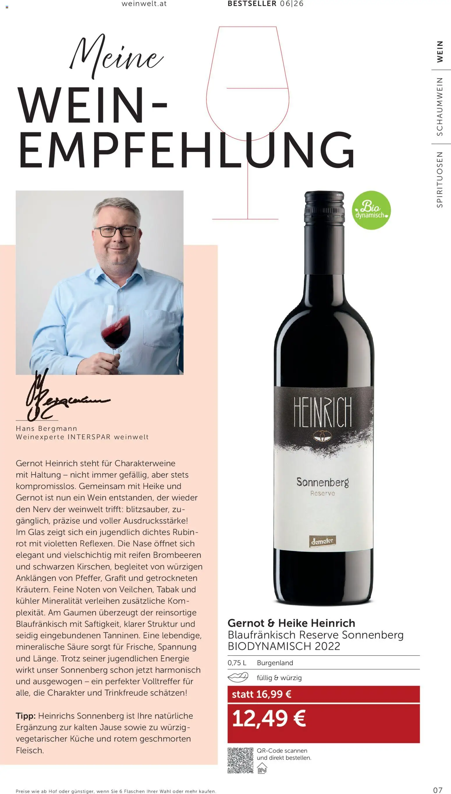 Interspar Wein Welt gültig ab 21.05.2026 | Seite: 7 | Produkte: Wein