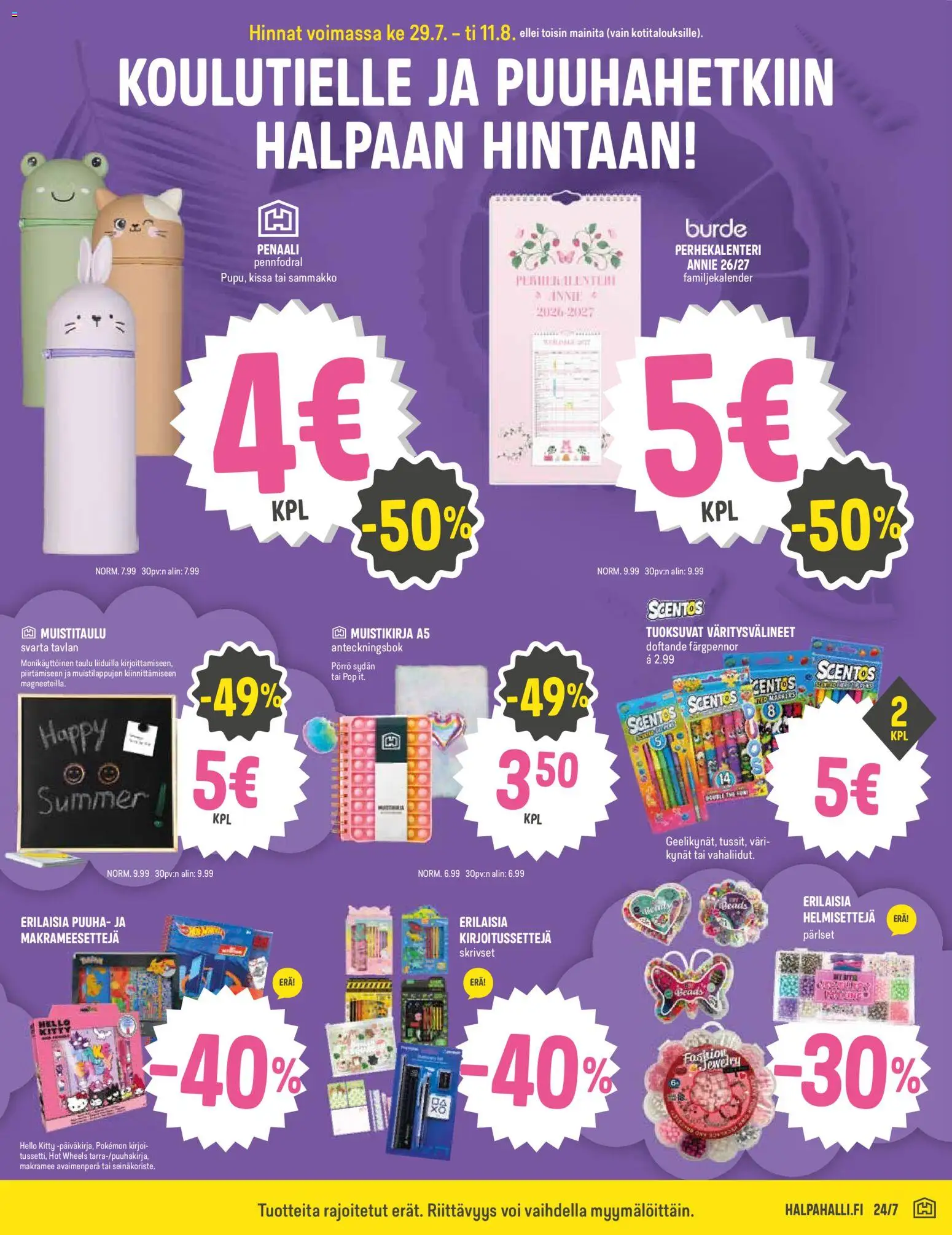 Halpa Halli tarjoukset – voimassa 29/07/2026 alkaen | Sivu: 13