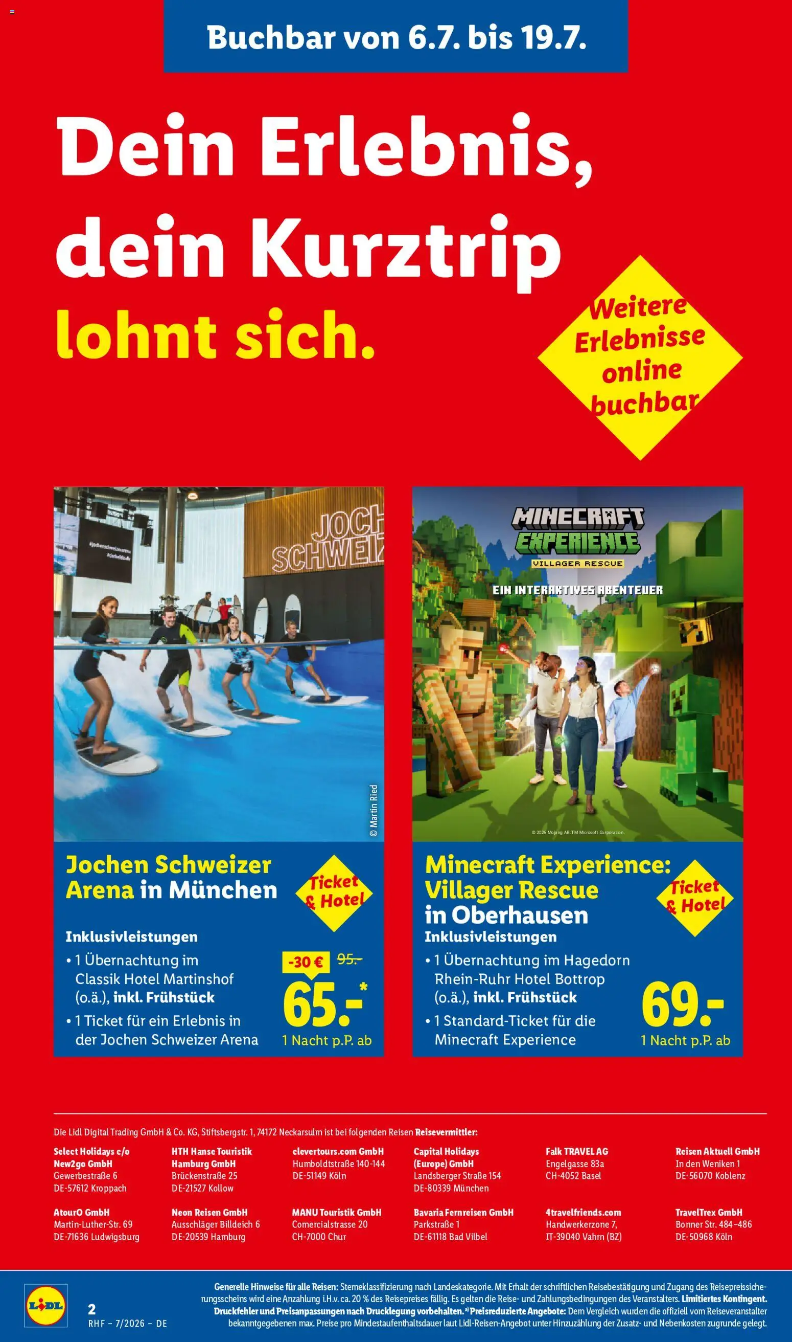Lidl Reisen Prospekt – gültig ab 01.07.2026 | Seite: 2