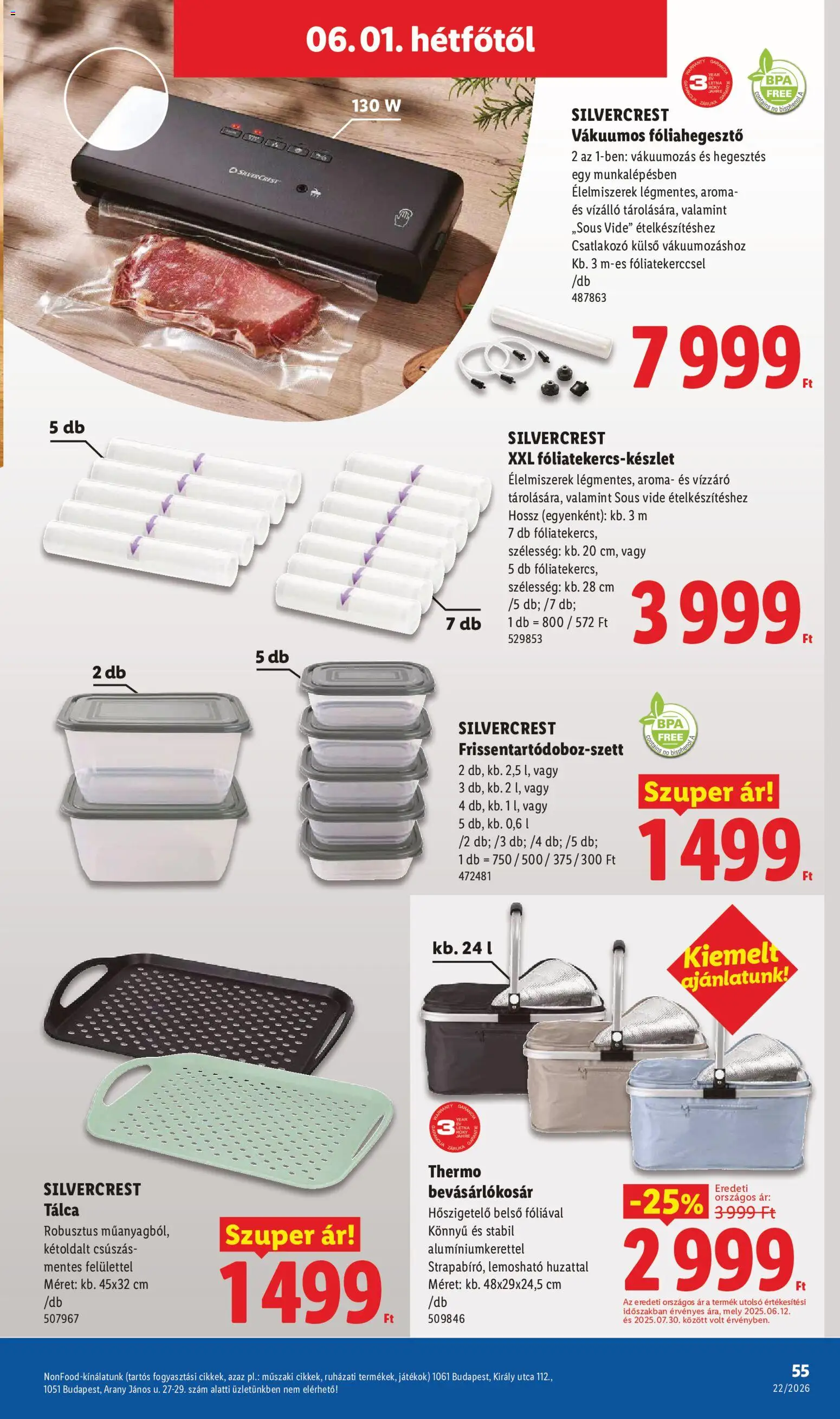 Lidl akciós ujság - amely érvényes a következő dátumtól: 28.05.2026 | Oldal: 55