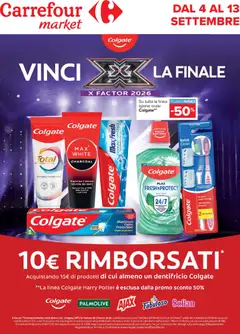 Anteprima del volantino Carrefour volantino Market Colgate valido a partire dal 04/09/2026