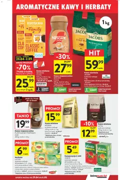 Pogląd oferty "Intermarche gazetka" - ważna od 29.04.2026 | Strona: 29 | Produkty: Nescafe, Kawa ziarnista, Kawa rozpuszczalna, Truskawki