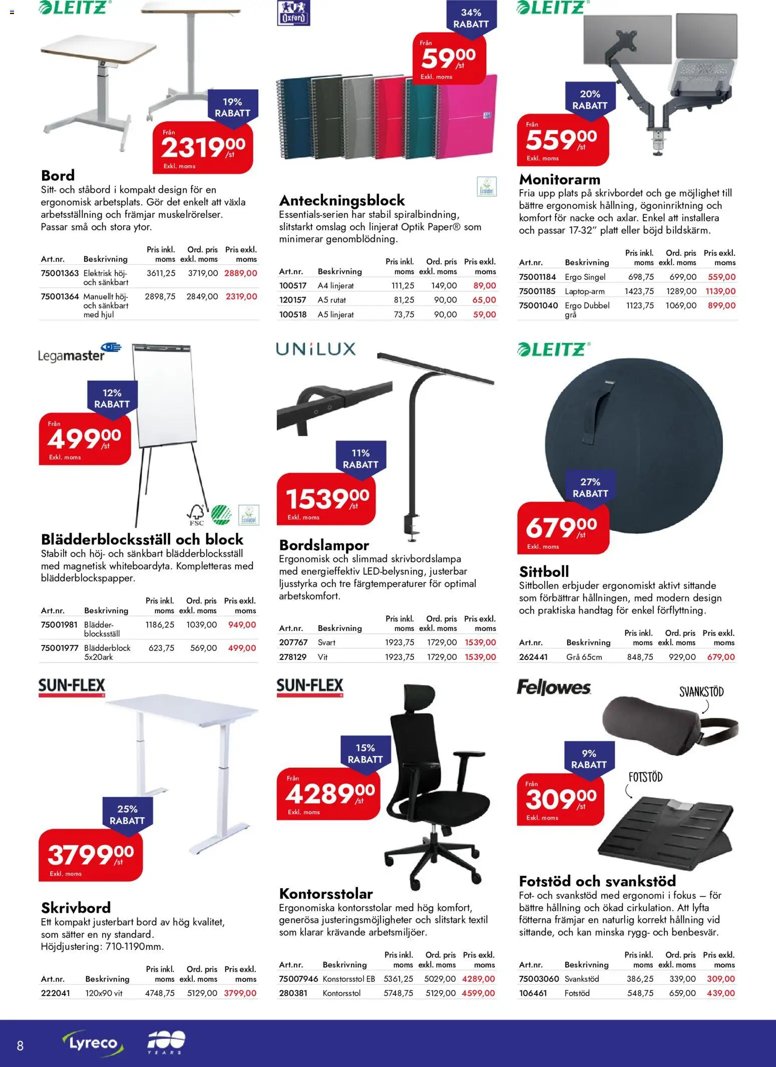 Lyreco reklamblad aktuell från 21/09/2026 | Sida: 8