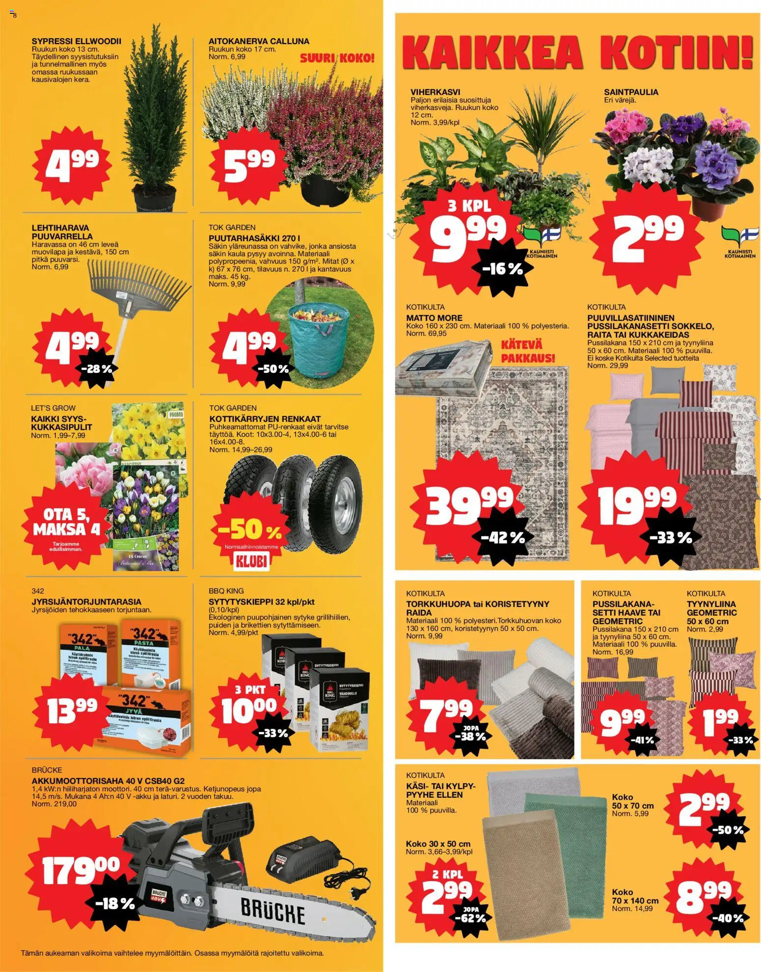 Tokmanni tarjoukset – voimassa 05/10/2026 alkaen | Sivu: 8