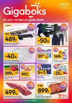 Forhåndsvisning av Gigaboks kundeavis gyldig fra 24/08/2026