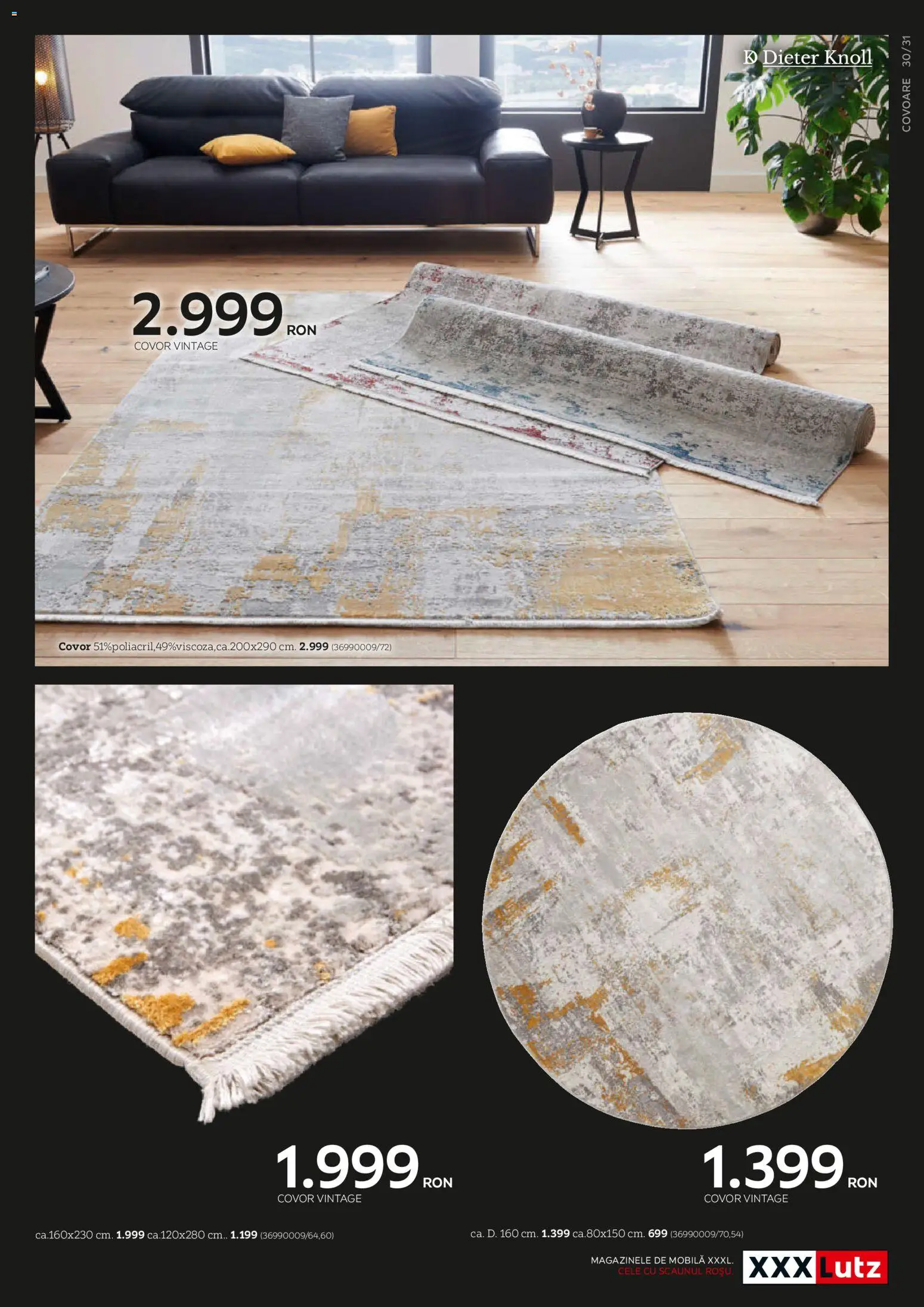 Noul catalog XXXLutz – valabil de la 14.05.2026 | Pagină: 31 | Produse: Covor