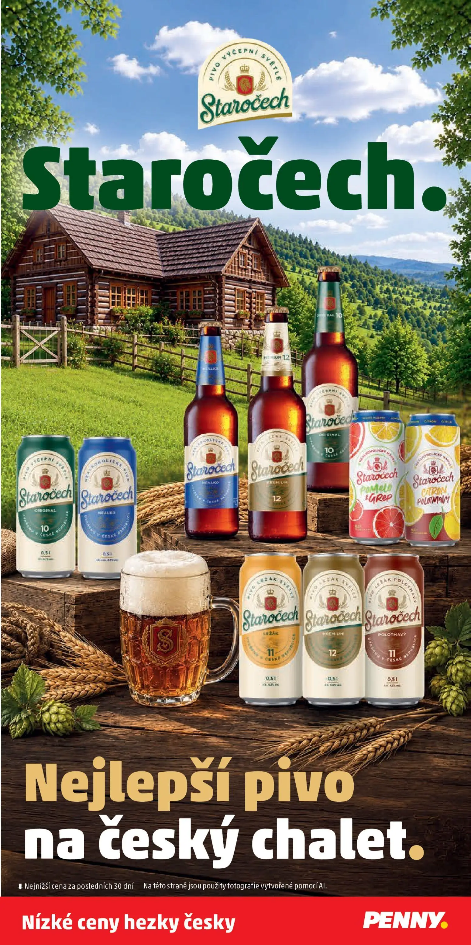 Penny Market leták od 26.08.2026 | Strana: 33 | Produkty: Pomelo, Staropramen, Pivo, Grep