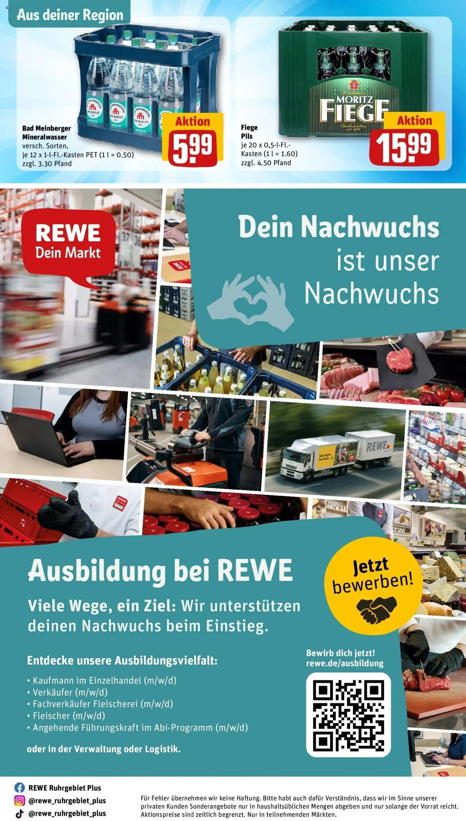 Rewe Prospekt Dortmund – gültig ab 27.07.2026 | Seite: 30 | Produkte: Bad, Pils, Mineralwasser