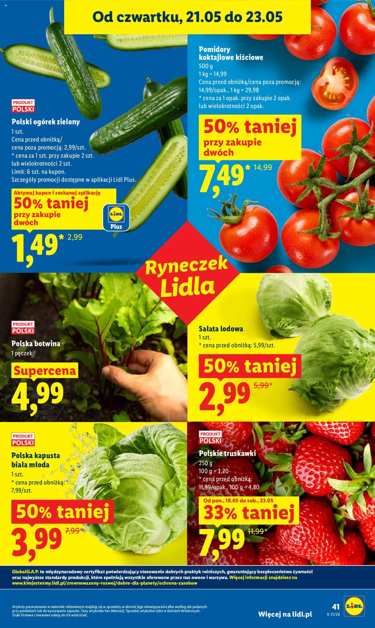 Lidl Polsko leták od 21.05.2026 | Strana: 41 | Produkty: Kapusta