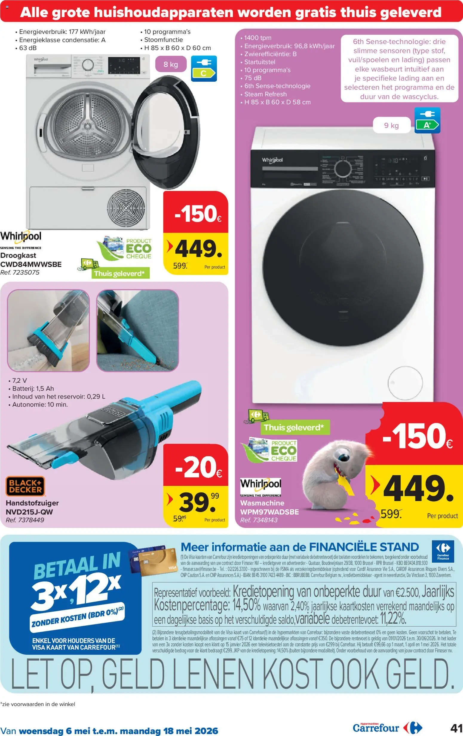 {H1} | Pagina: 41 | Producten: Wasmachine, Batterij, Kaart