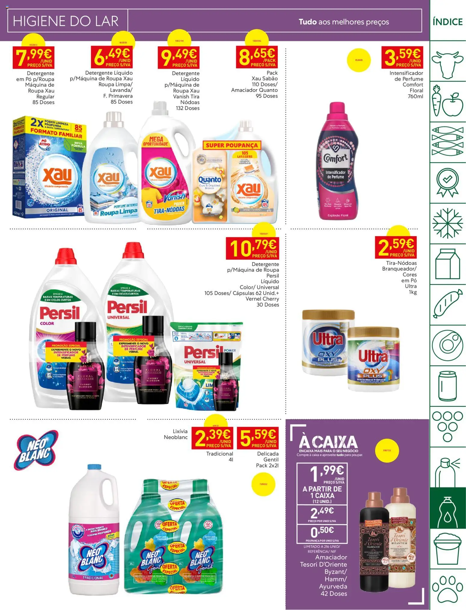 Recheio folheto Madeira │ válido de 25/08/2026 | Página: 35 | Produtos: Sabão, Detergente, Caixa, Persil