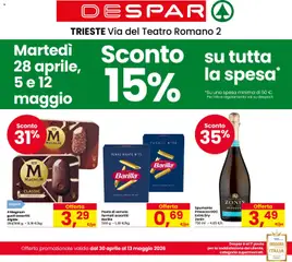 Anteprima del volantino Despar volantino Trieste valido a partire dal 30.04.2026