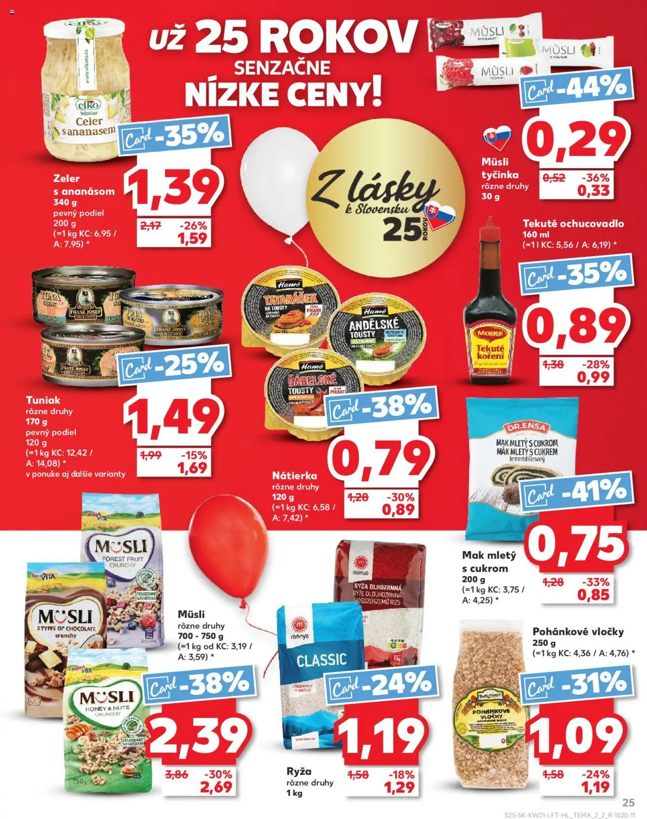 Nové Kaufland akcie – leták je platný od 22.05.2025 | Strana: 25