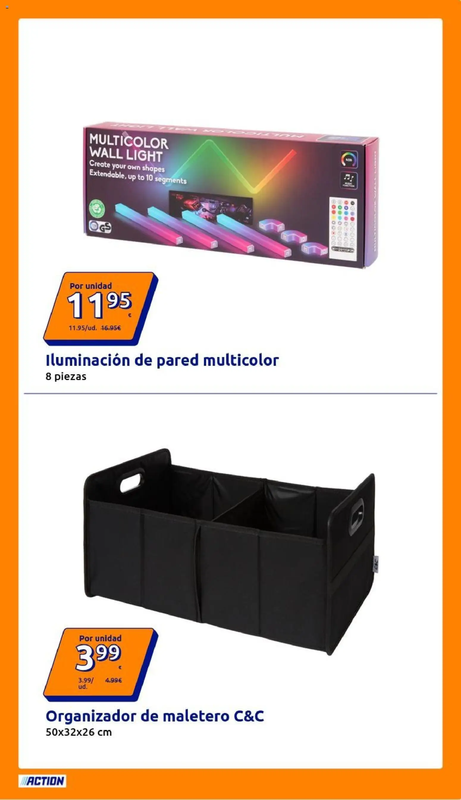 Action folleto │ válido desde el 07/10/2026 | Página: 23 | Productos: Organizador, Iluminación