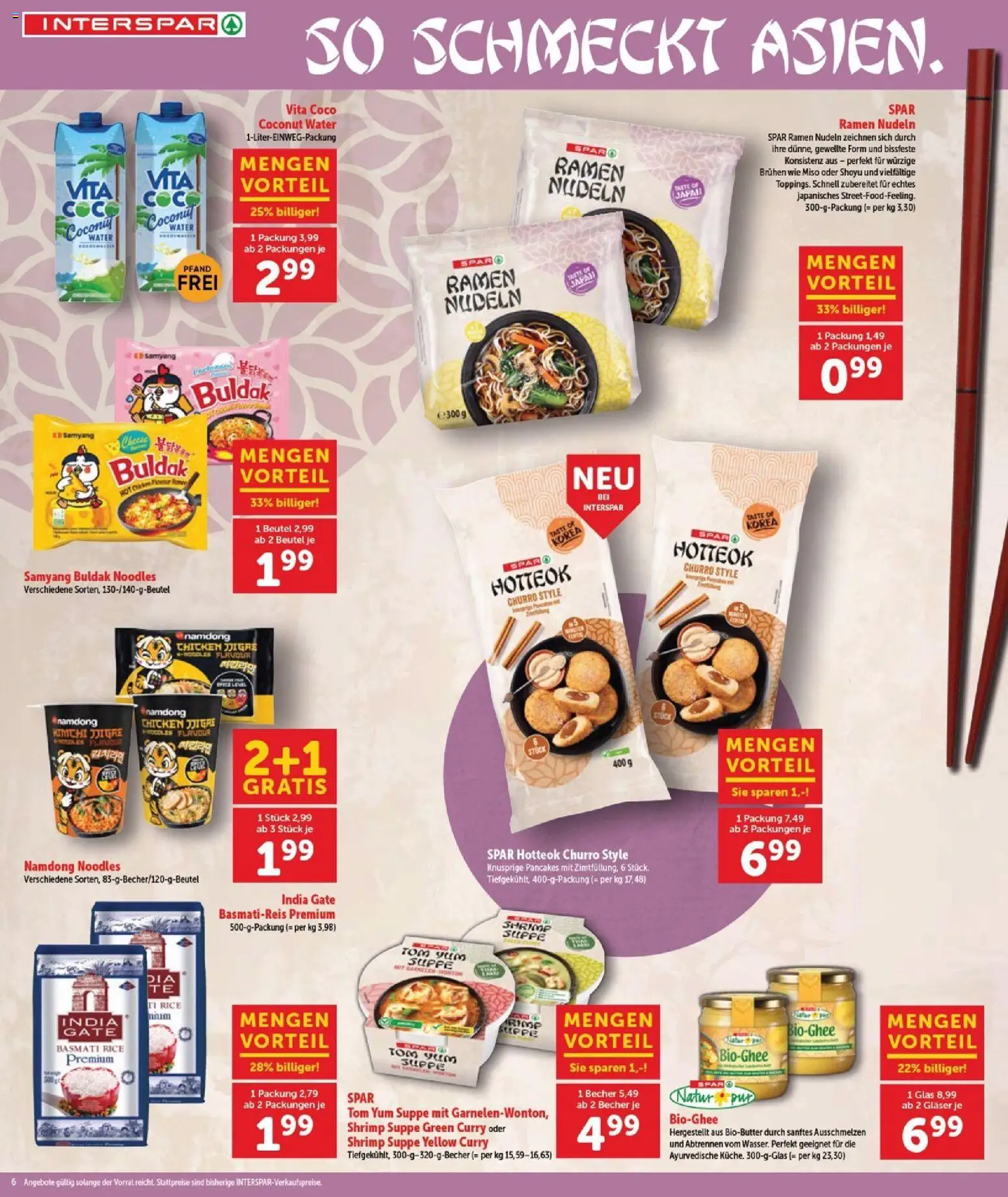 Interspar Flugblatt - Burgenland Sued gültig ab 21.05.2026 | Seite: 7 | Produkte: Nudeln