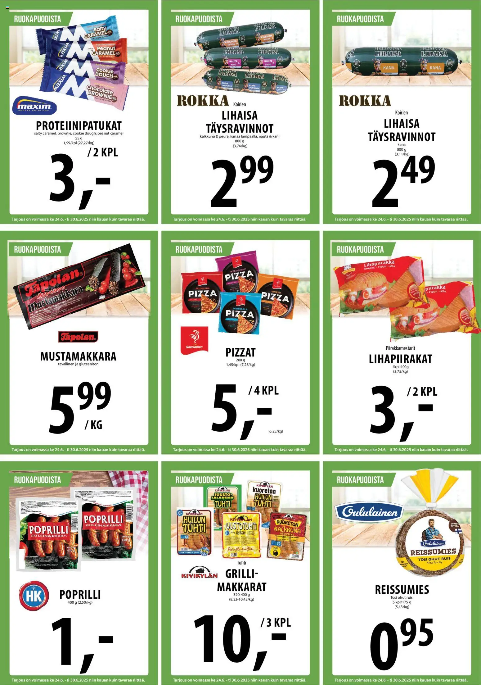 Tuuri tarjoukset – voimassa 24/06/2026 alkaen | Sivu: 36 | Tuotteet: Grilli, Kinkku, Pizza, Grillimakkara