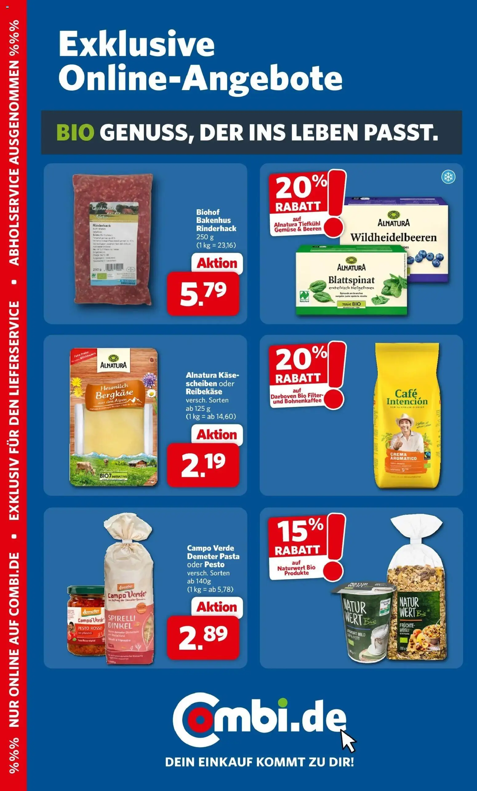 Combi Prospekt Weener (ab 31.08.2026) zum Blättern | Seite: 30 | Produkte: Käse, Gemüse, Pasta, Reibekase