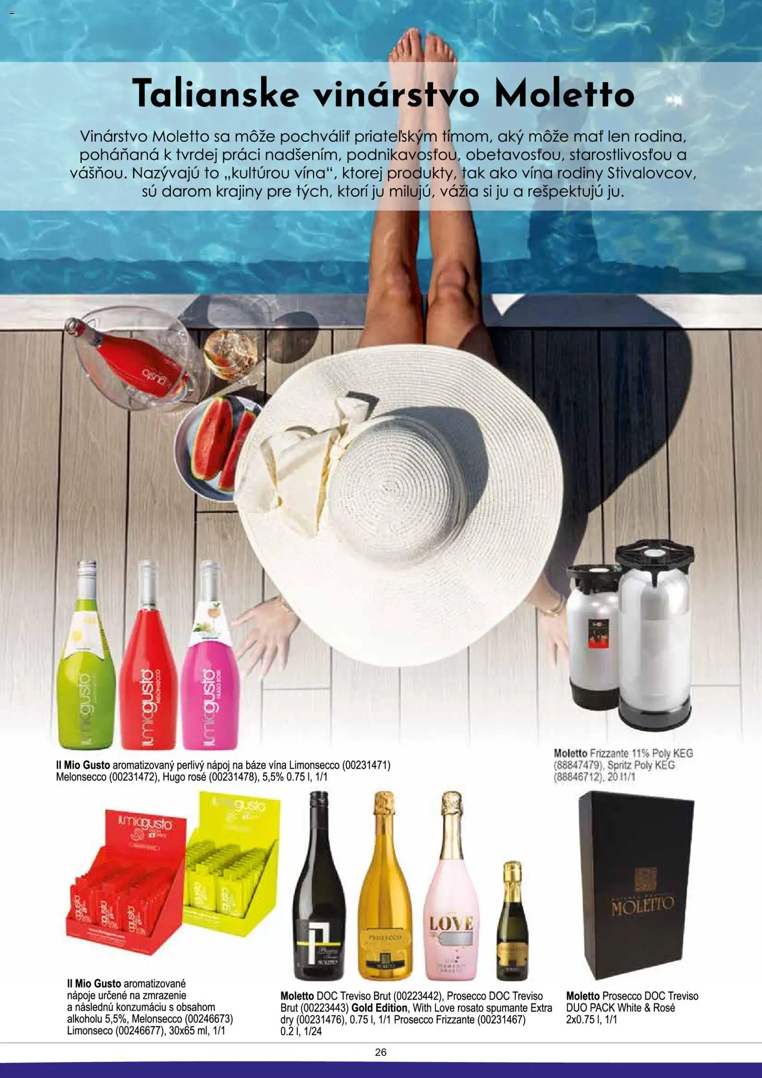 Nové KON - RAD akcie – leták je platný od 13.06.2026 | Strana: 26 | Produkty: Prosecco
