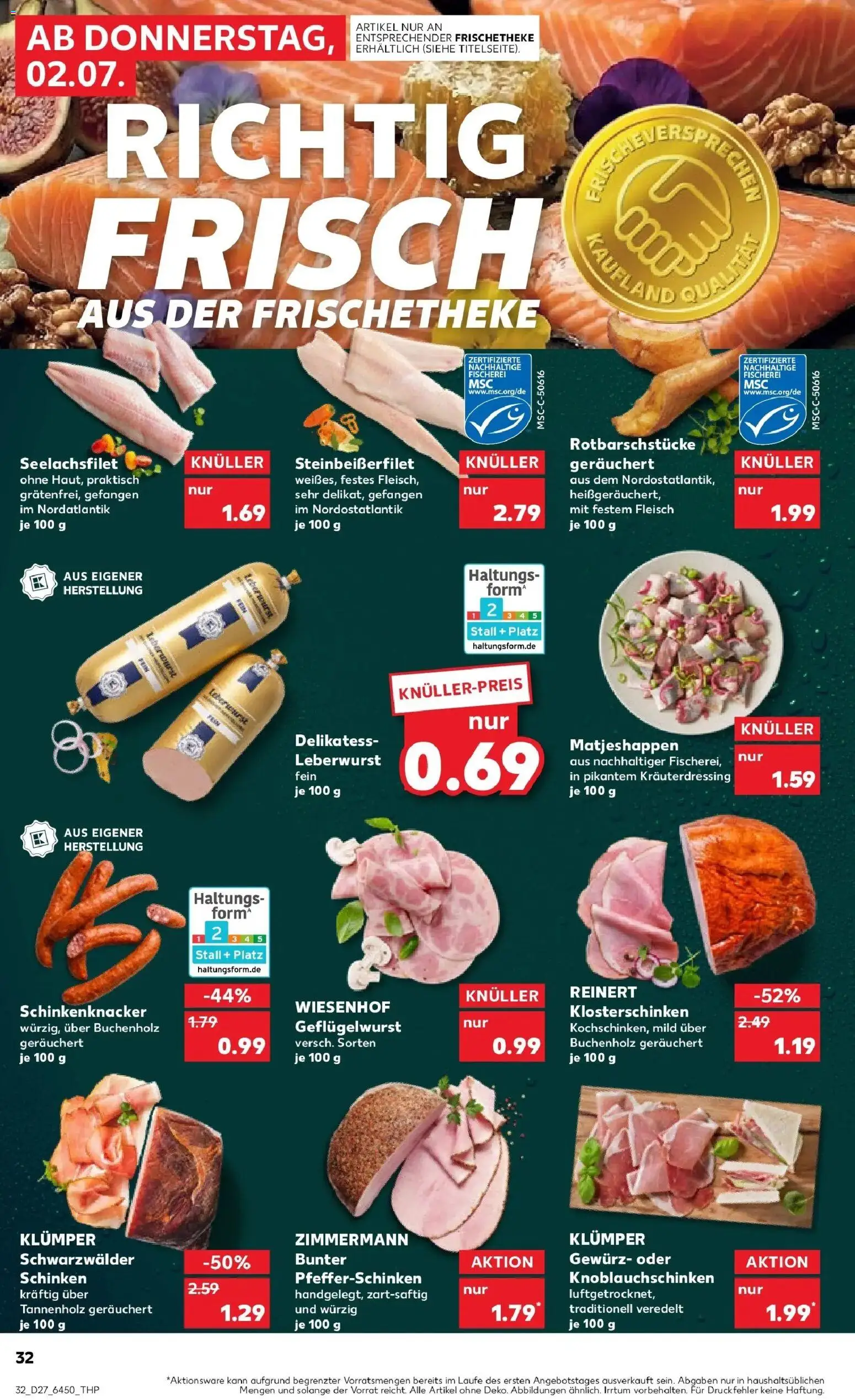 Kaufland Prospekt Landsberg Am Lech – gültig ab 29.06.2026 | Seite: 43 | Produkte: Schinken, Fleisch