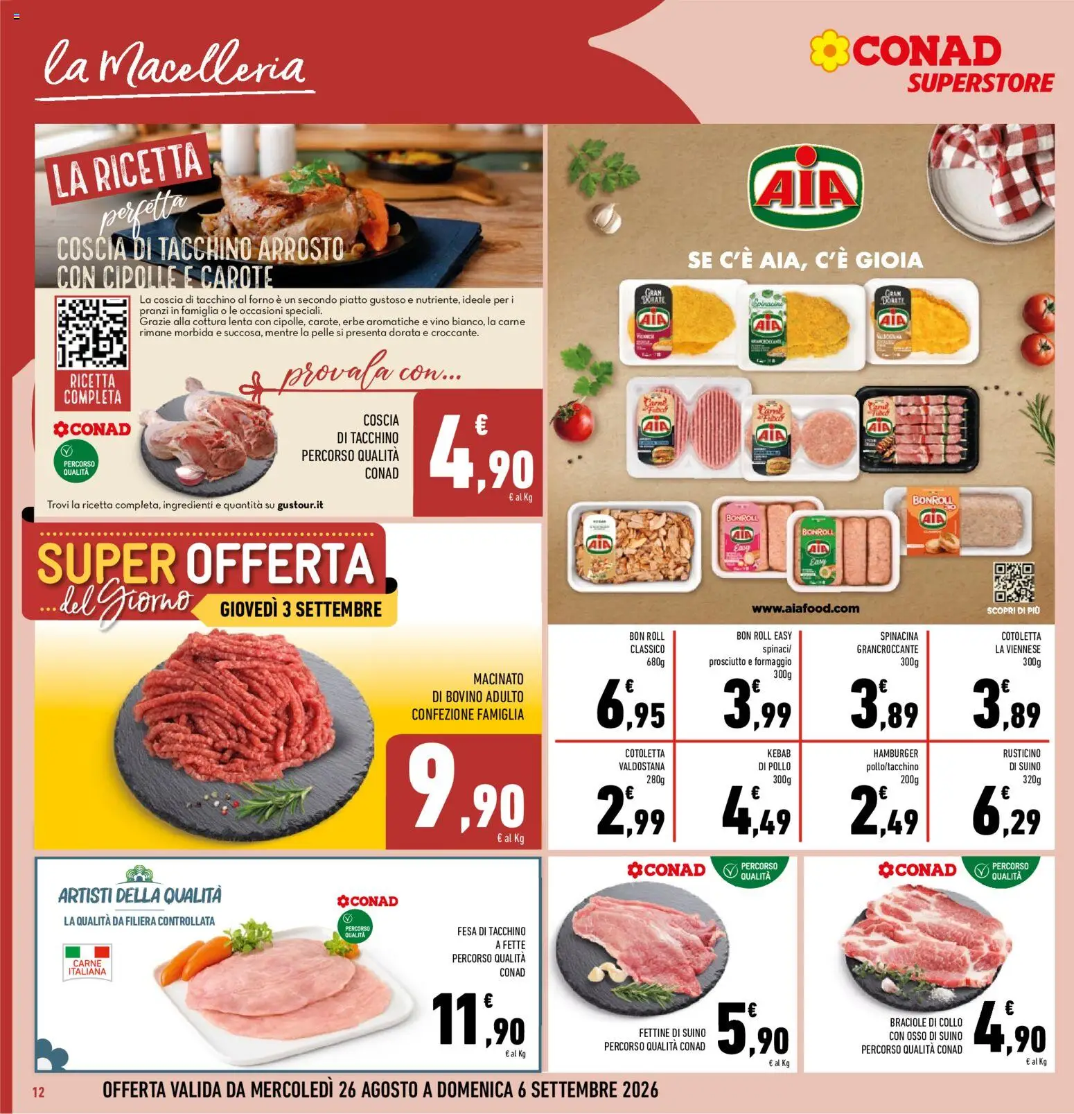 Volantino Conad del 26/08/2026 | Pagina: 12
