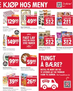 Forhåndsvisning av Meny kundeavis gyldig fra 22/06/2026 | Side: 11 | Produkter: Ferăstrău, Електровелосипед, Ost, Пінцет для брів