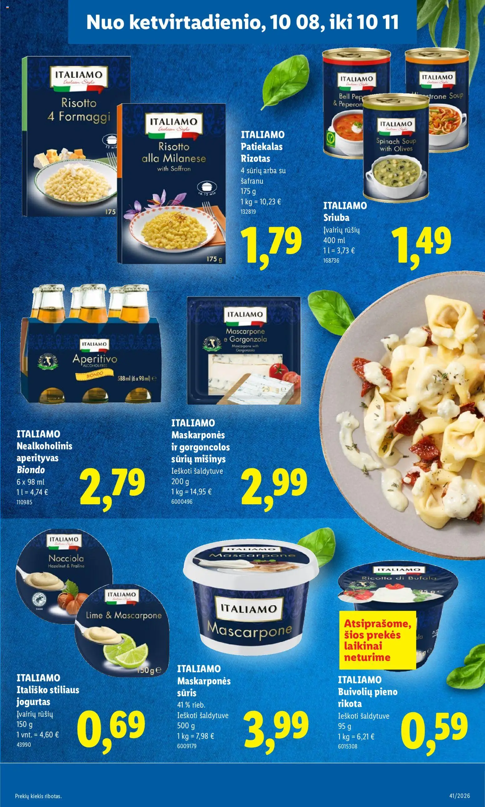 LIDL akcijos nuo 2026.10.05 | Puslapis: 31 | Prekių: Jogurtas, Sūris